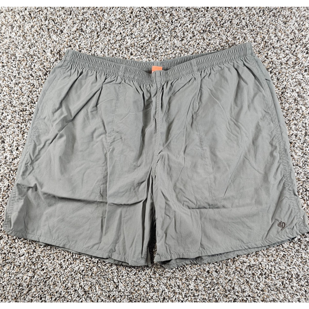 Duck Camp Mens Sz XL 7" Inseam Nylon Shorts Mesh Lined Gray Athletic